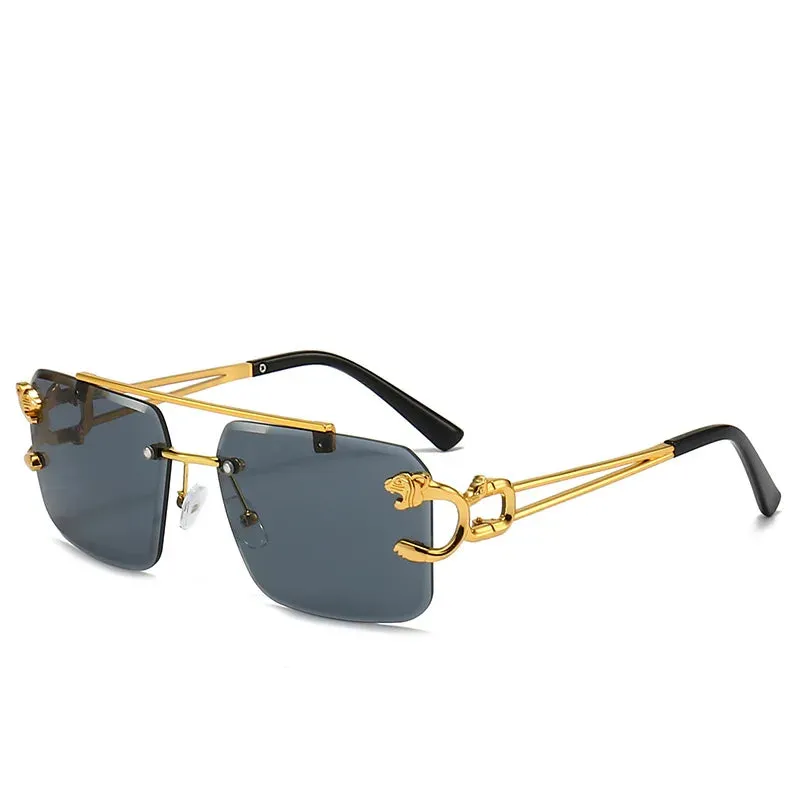 Luxury Square Sunglasses Man Woman Brand Designer