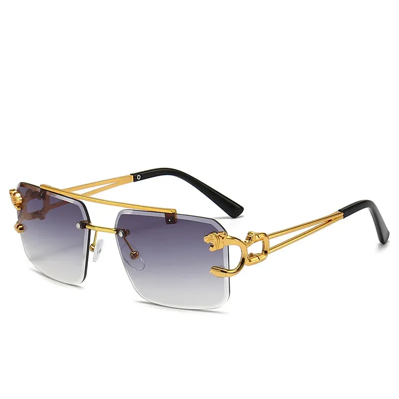 Luxury Square Sunglasses Man Woman Brand Designer