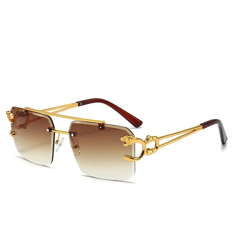 Luxury Square Sunglasses Man Woman Brand Designer