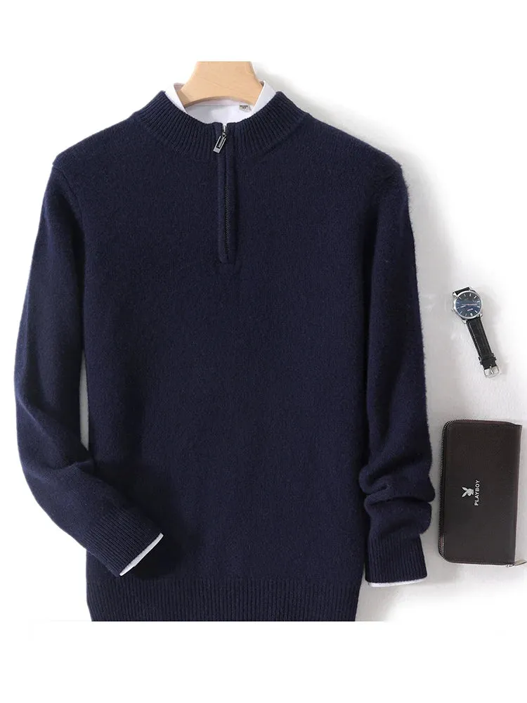 Luxury wool casual sweater