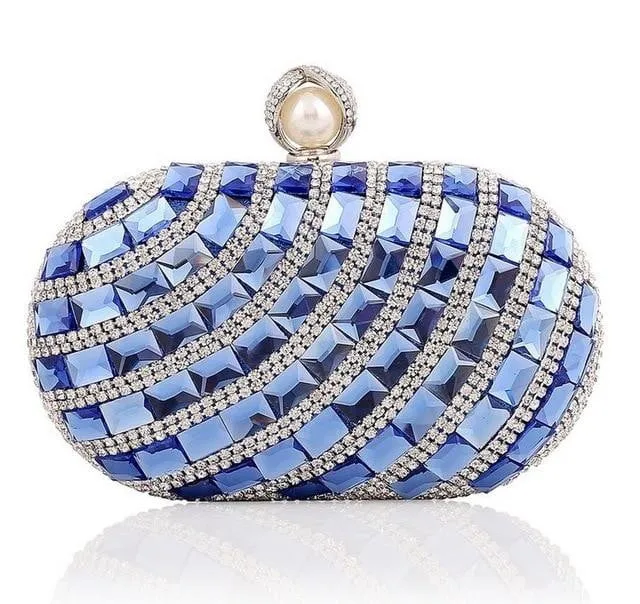 Luxy Moon Rhinestone Evening Bag Crystal Clutch