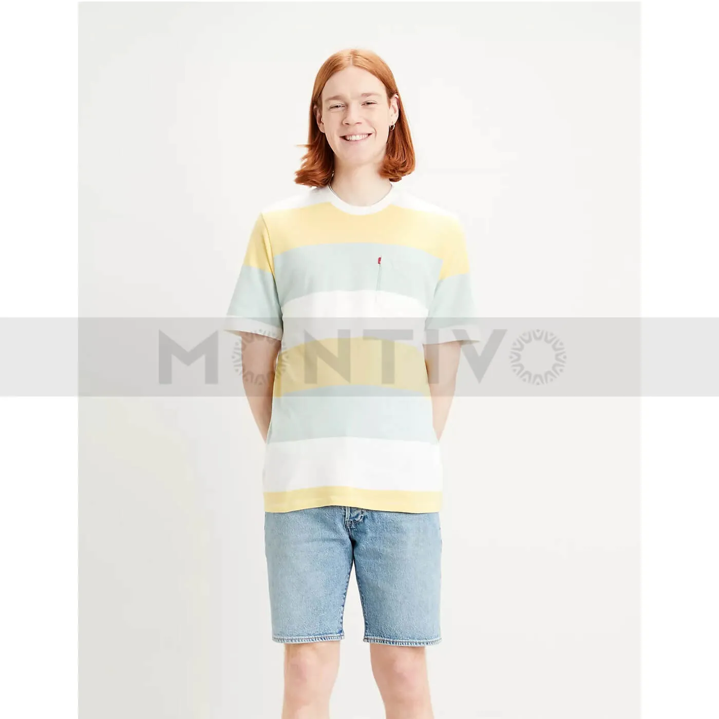 Lvs Sunset Pocket Relaxed Tee