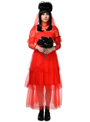 Lydia Red Beetle Bride Plus Size Womens Halloween Costume