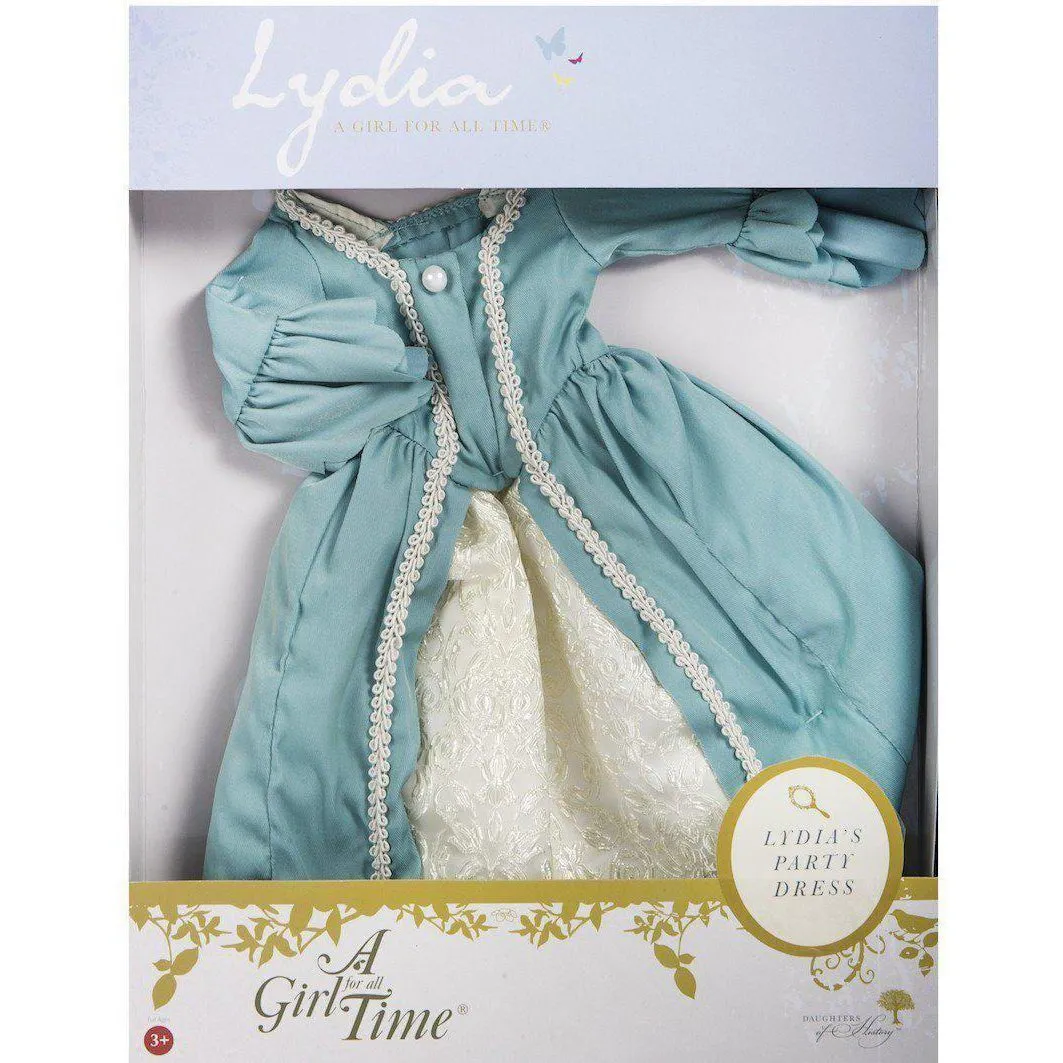 Lydia's Party Dress -A Girl for All Time 16" English dolls