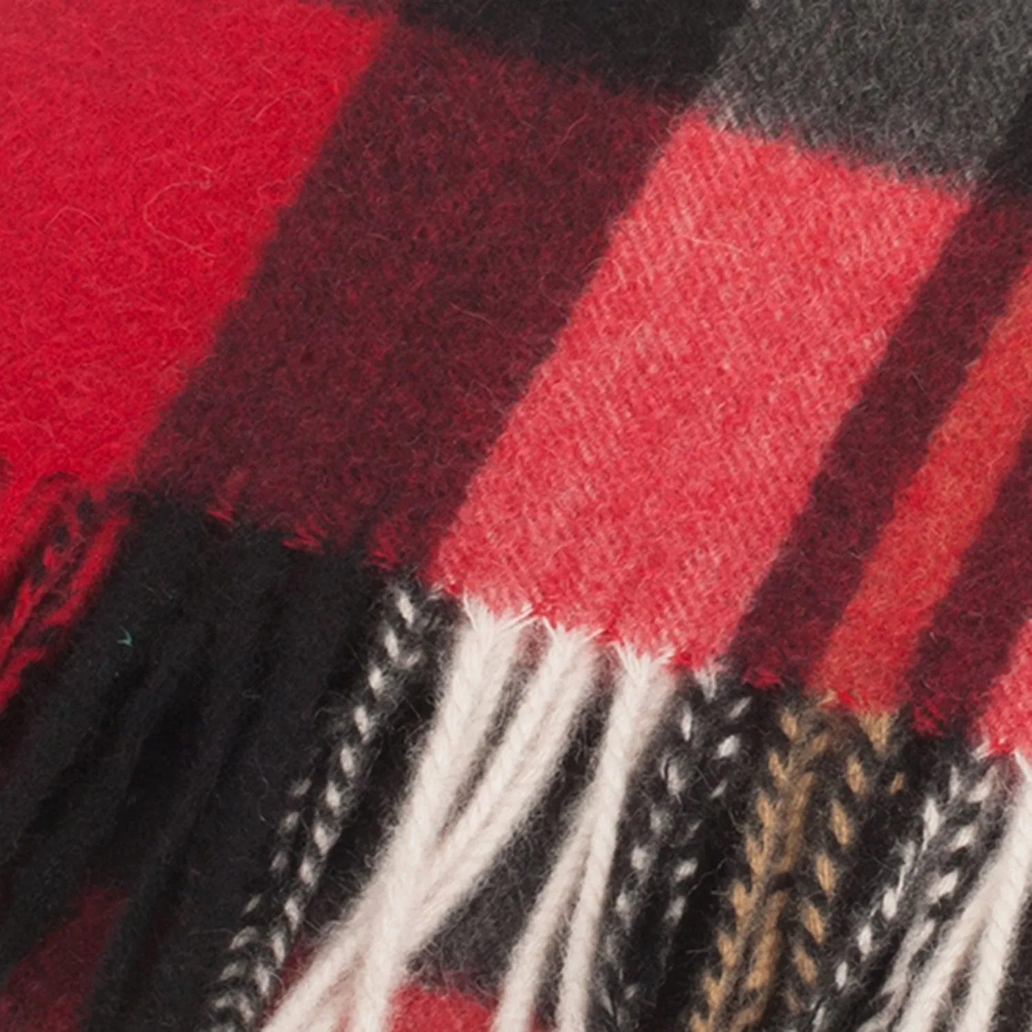 Lyle & Scott 100% Cashmere Scarf  Exploded Thomson Red