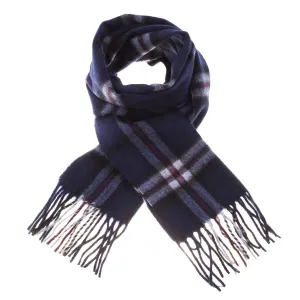 Lyle & Scott 100% Cashmere Scarf  Thomson Navy