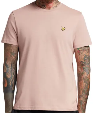 Lyle and Scott Mens Plain T Shirt Mauve Dusk