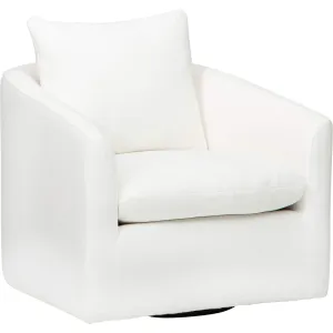 Lyle Swivel Chair, Nathan White