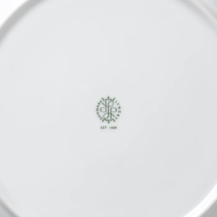 Lyngby Porcelæn Rhombe Plate Set, White, Ø: 10.6", 4 Pcs.