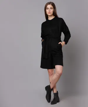 Lyocell Black Jumpsuit