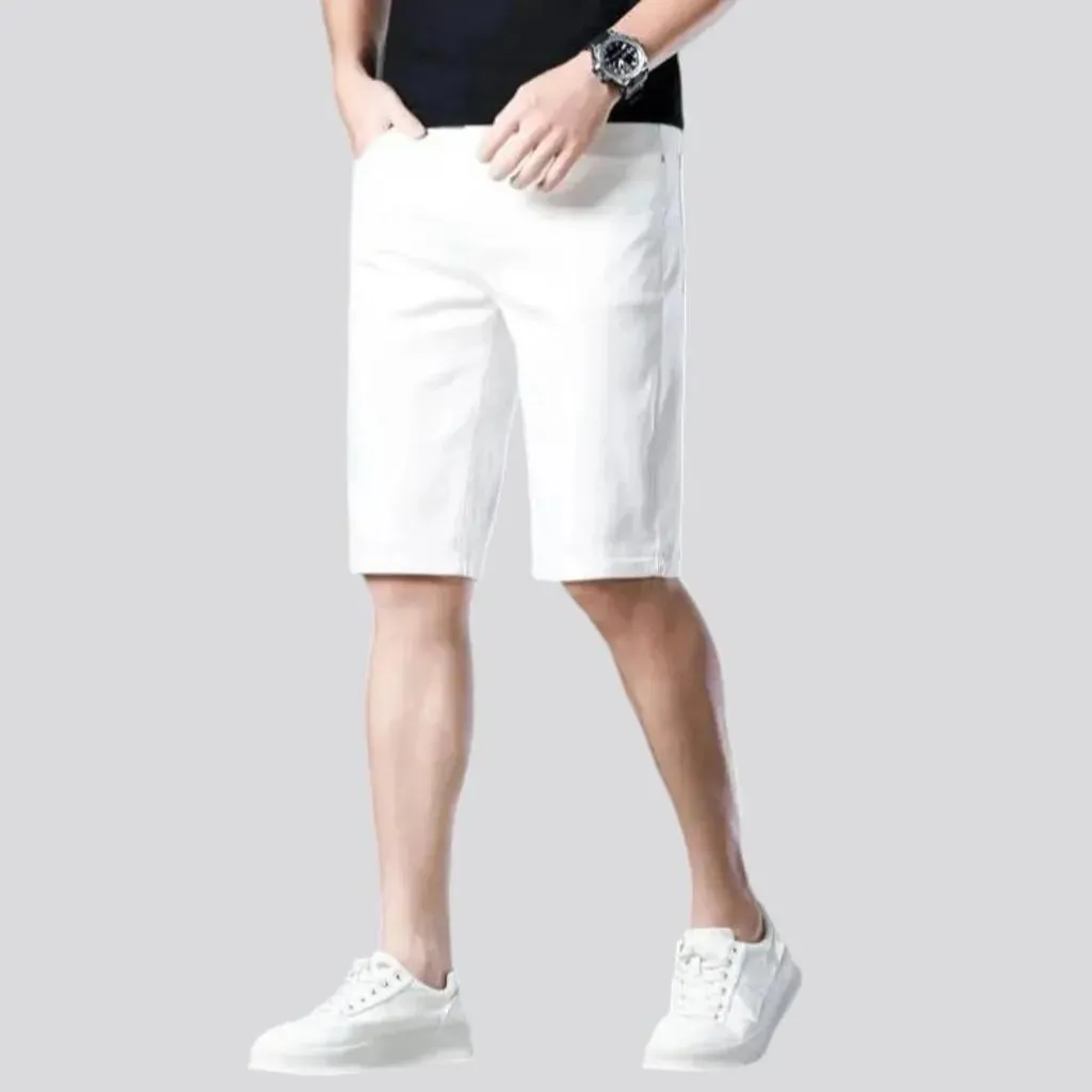 Lyocell men's denim shorts