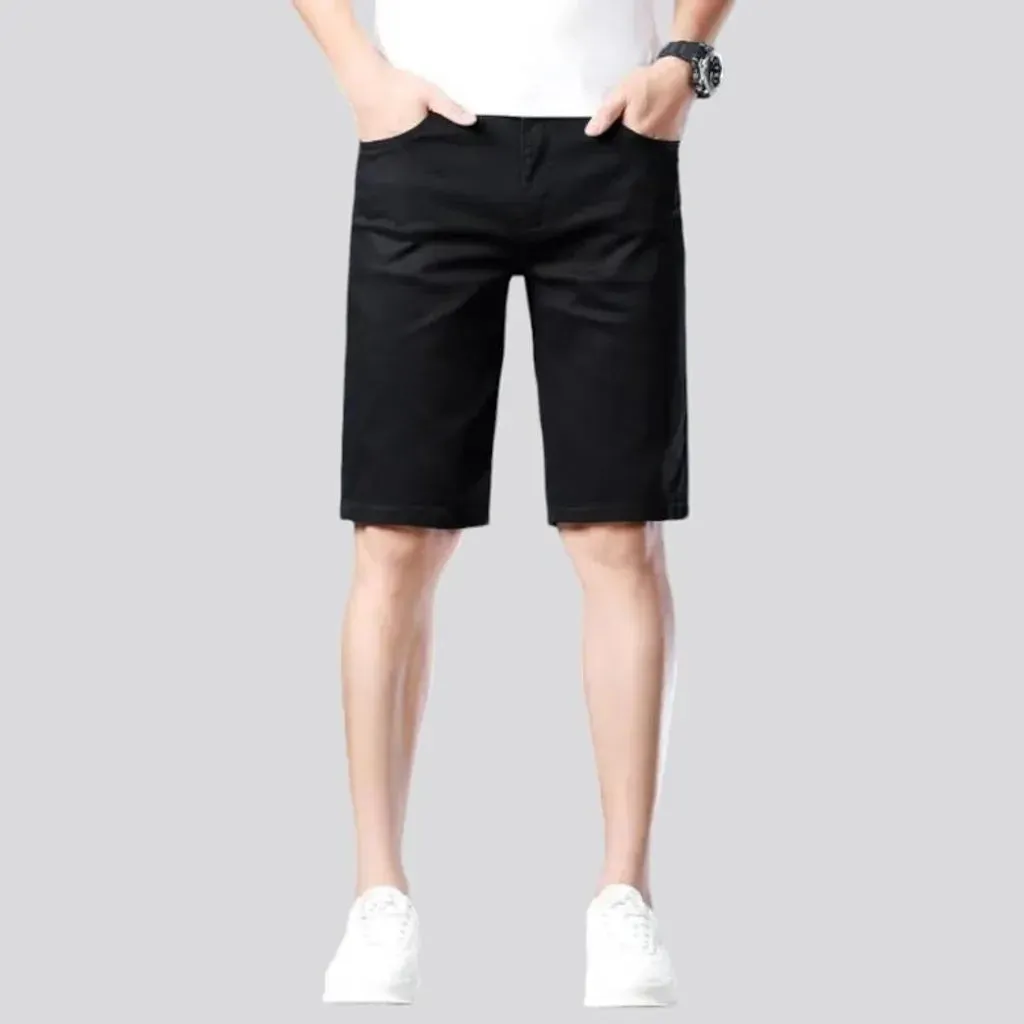 Lyocell men's denim shorts