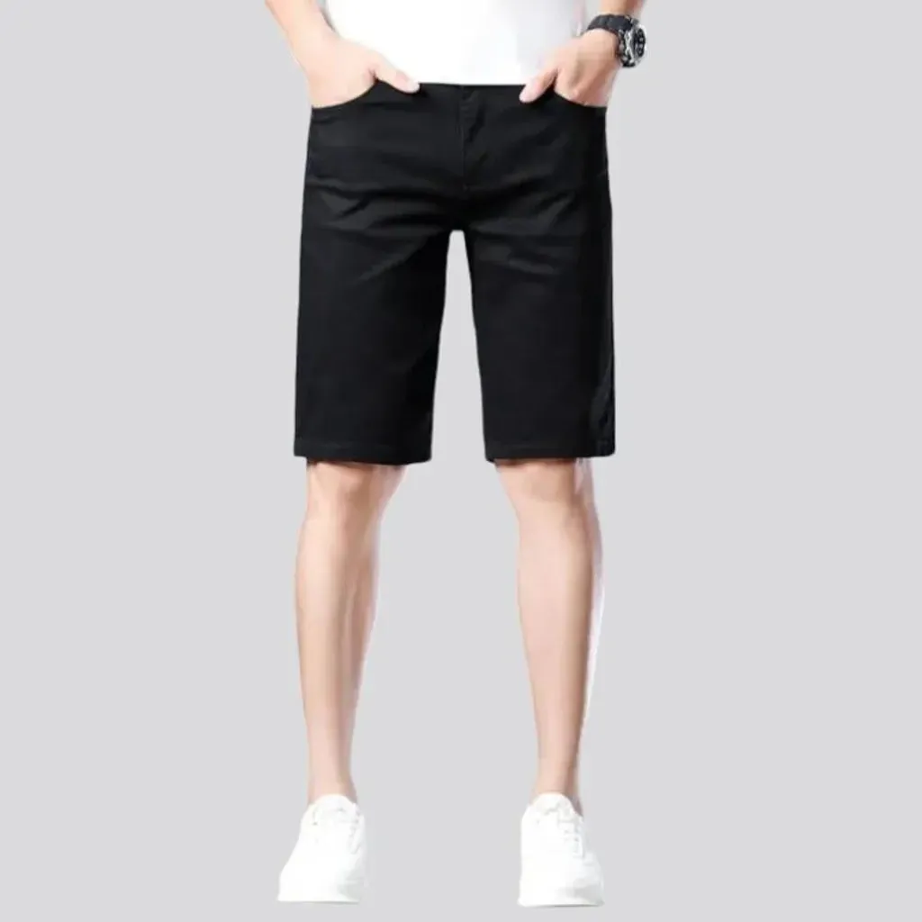 Lyocell men's denim shorts