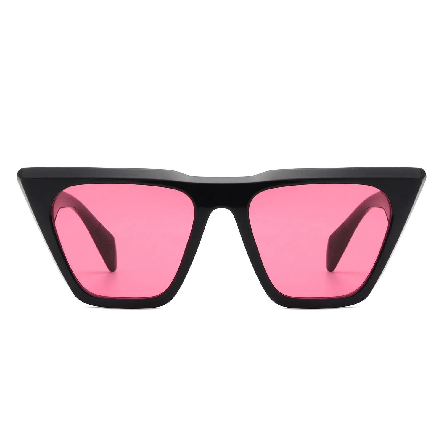 Lyra - Retro Cat Eye Flat Top Square Fashion Sunglasses