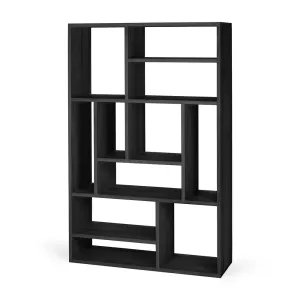 M Rack Bookcase - Black Oak