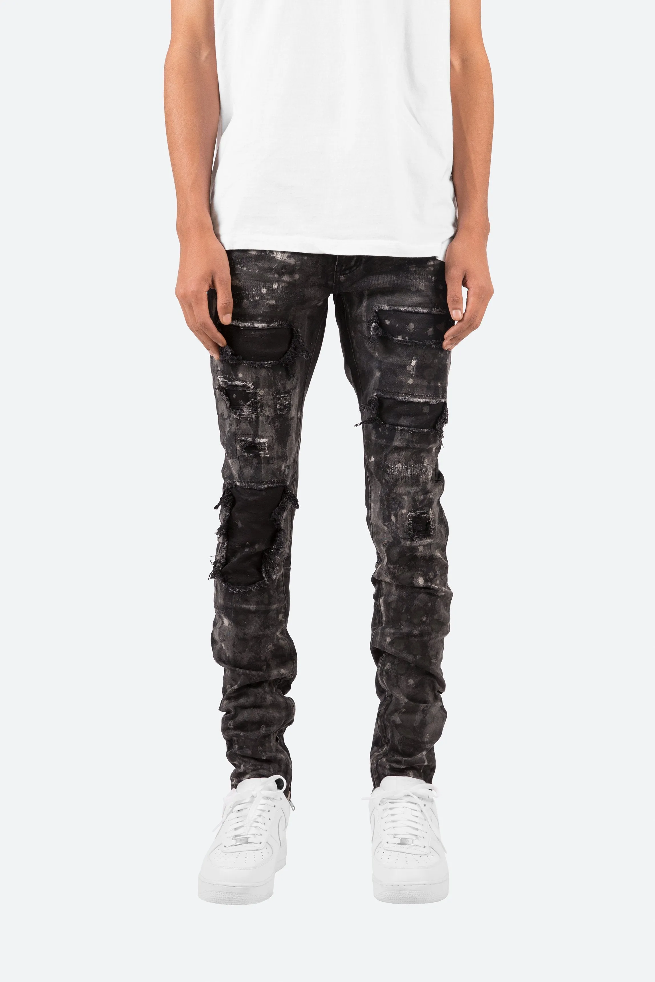 M140 Stretch Denim - Black