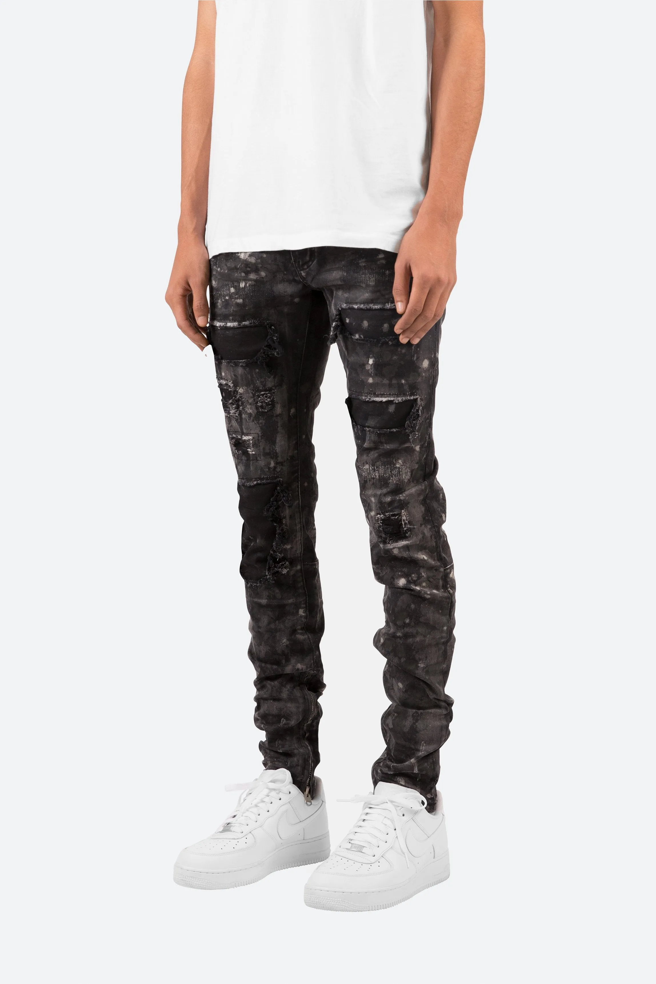 M140 Stretch Denim - Black