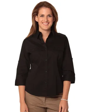 M8913 Women's 3/4 Sleeve Military Shirt