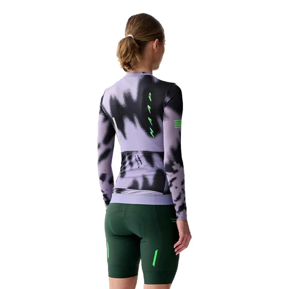 MAAP x Lifeplus Wahoo Team Pro Air LS Women Jersey 2.0 - Purple Ash/Black