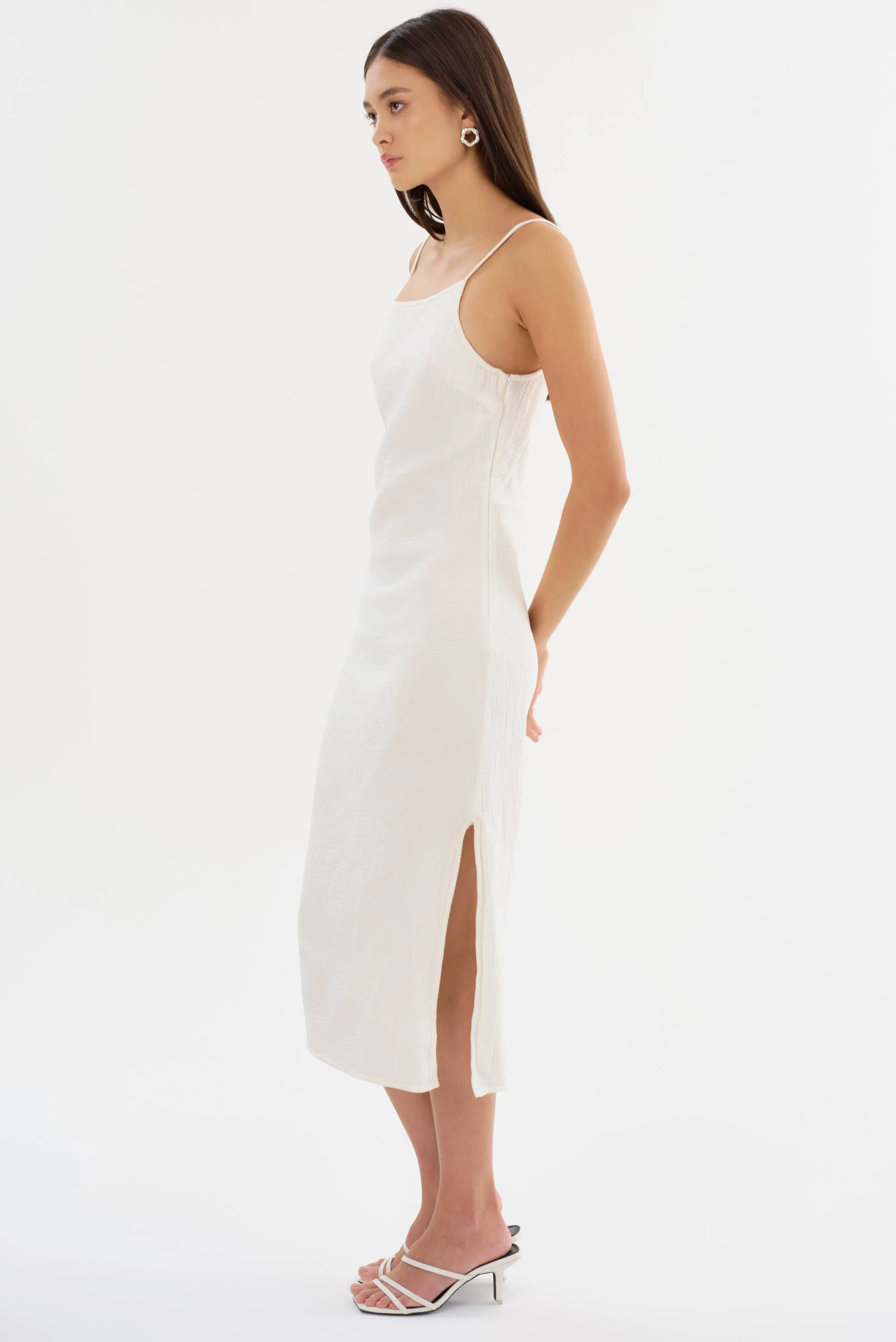 MACARIA | Cotton Midi Dress