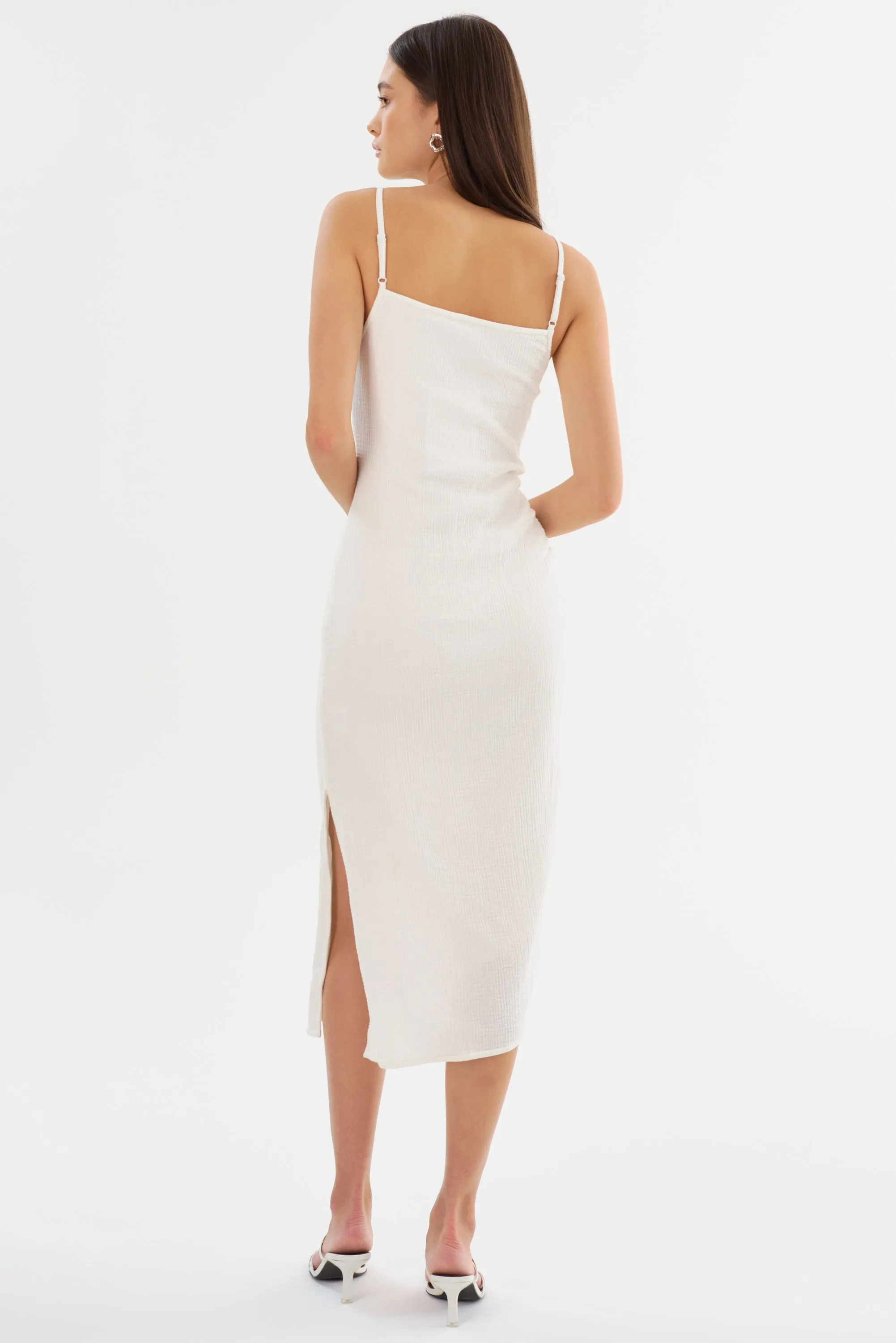 MACARIA | Cotton Midi Dress