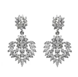 Macaria Marquise Cluster Dangle Earrings