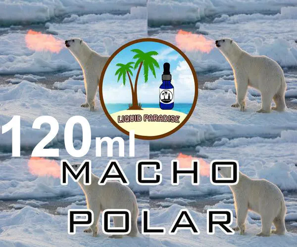 Macho Polar Original 120ml JUMBO - LIQUID PARADISE PREMIUM ELIQUID - Wholesale