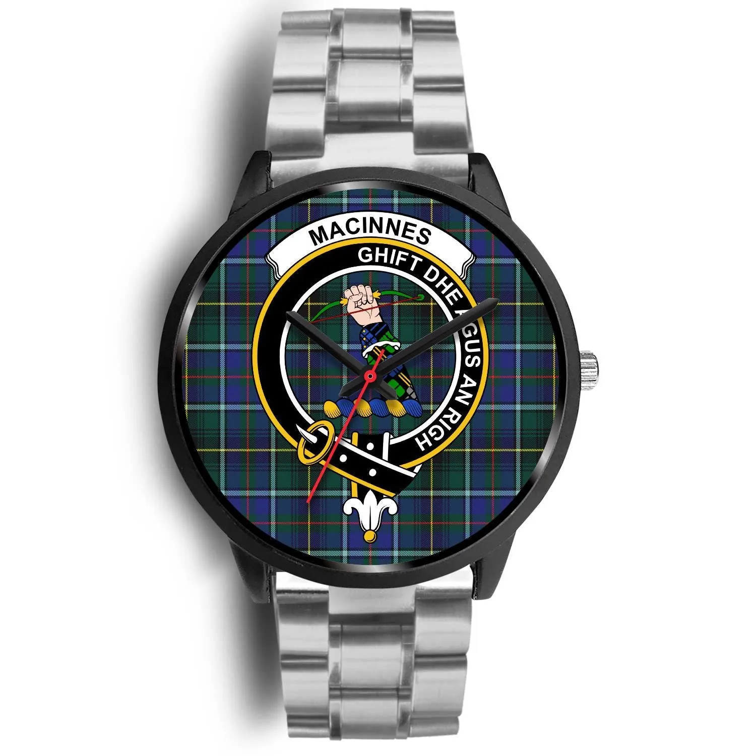 MacInnes Modern Clan Badge Tartan Black Watch