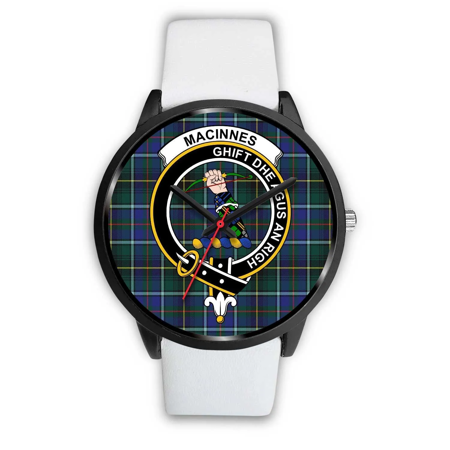 MacInnes Modern Clan Badge Tartan Black Watch