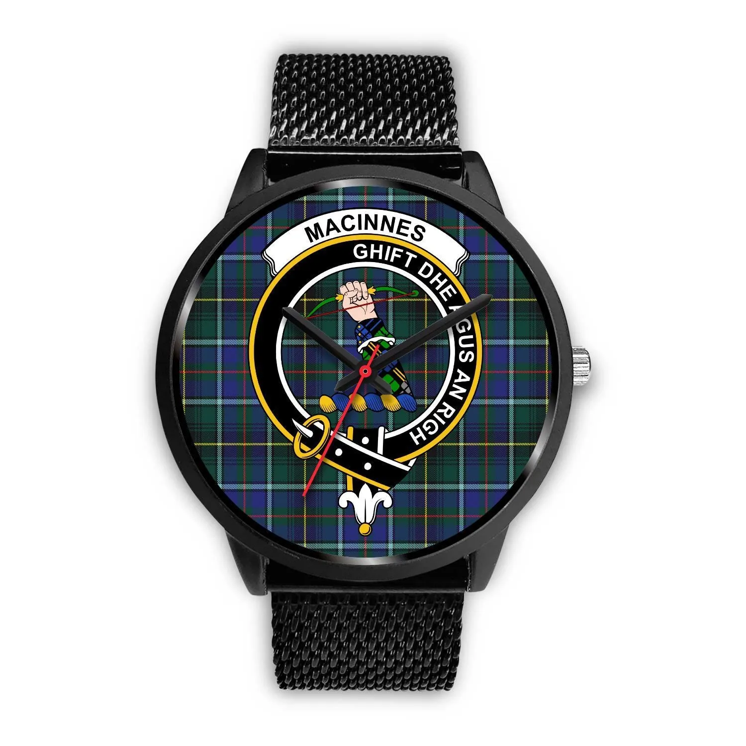 MacInnes Modern Clan Badge Tartan Black Watch