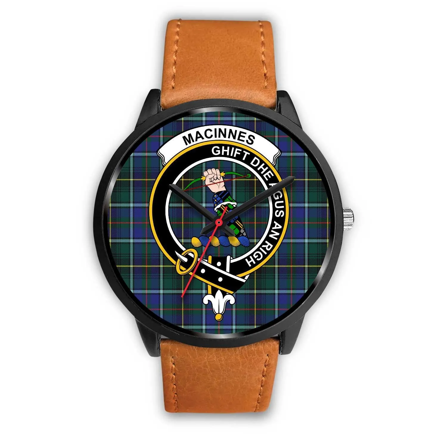 MacInnes Modern Clan Badge Tartan Black Watch