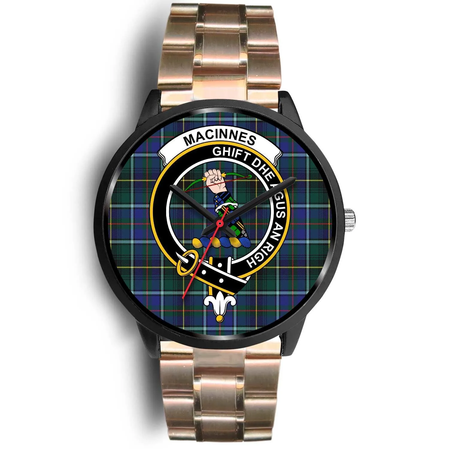 MacInnes Modern Clan Badge Tartan Black Watch