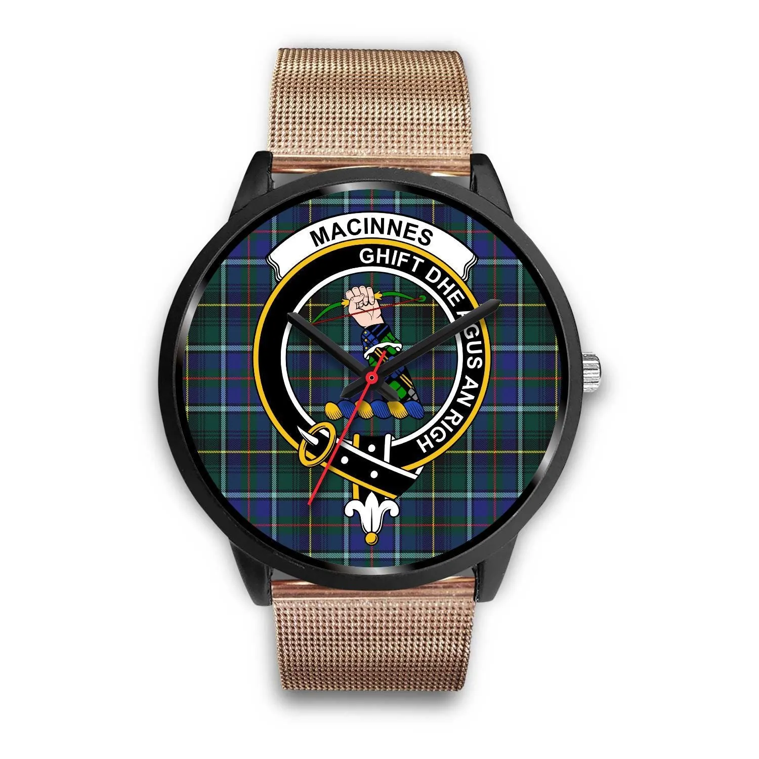 MacInnes Modern Clan Badge Tartan Black Watch