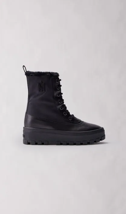 Mackage - Hero-W Shearling-lined Winter Boot in Black