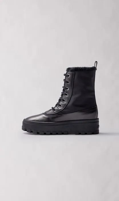 Mackage - Hero-W Shearling-lined Winter Boot in Black