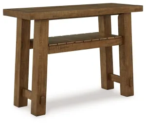 Mackifeld - Warm Brown - Sofa Table