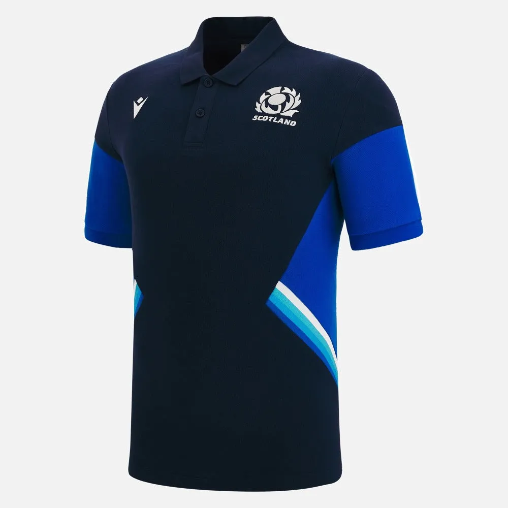 Macron Scotland Mens Cottonpoly Player Polo