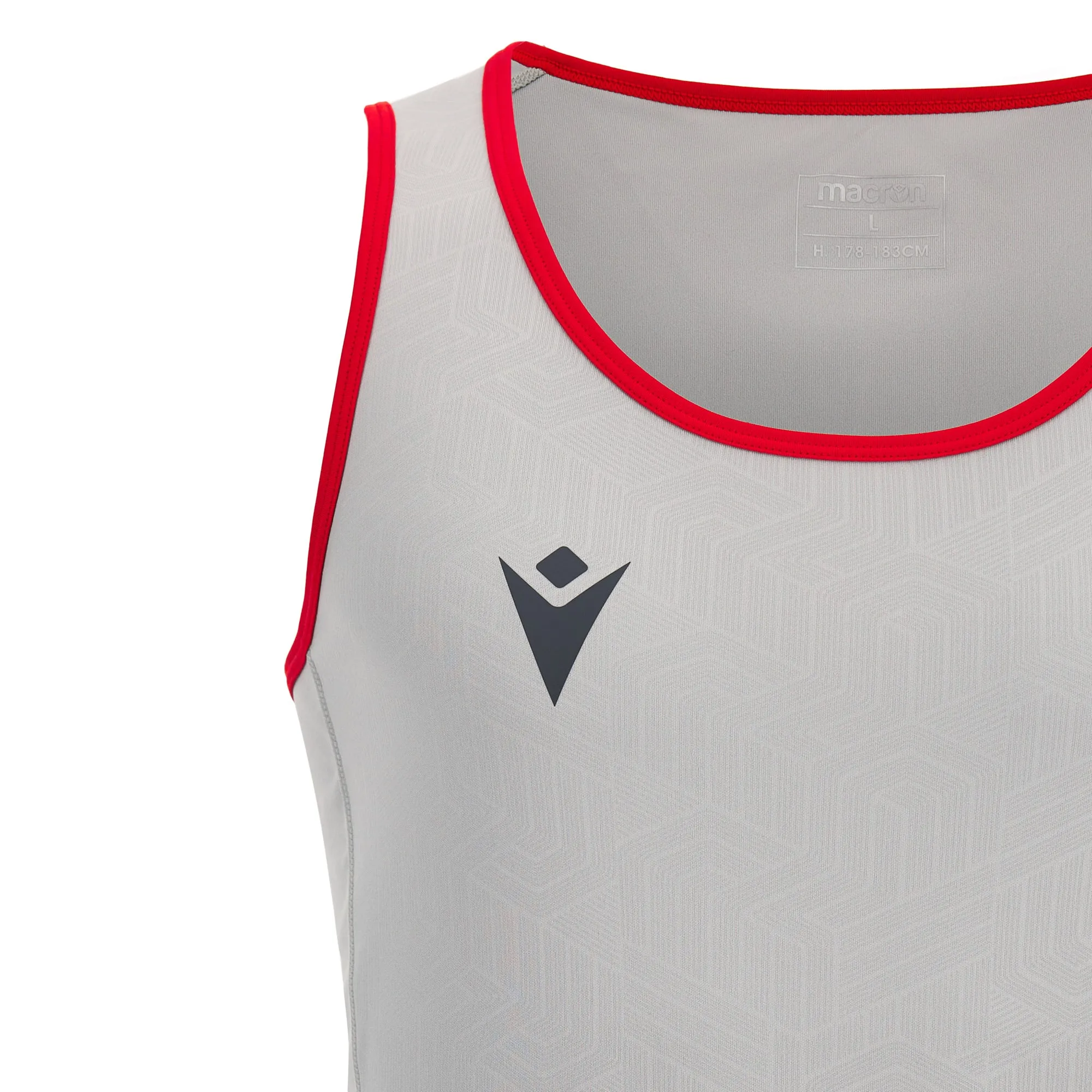 Macron Wales WRU Mens Rugby Training Poly Dry Singlet