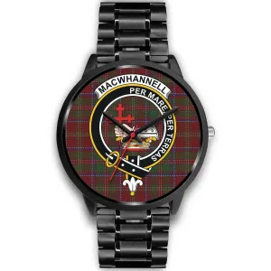 MacWhannell Clan Badge Tartan Black Watch