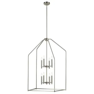 Madden 24" 8-Light Pendant Light, Brushed Nickel Finish