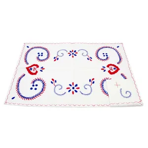 Made in Portugal Hand-embroidered Viana's Placemat With Napkin