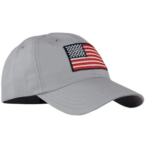 Made In USA Silver Ripstop American Flag | Range Hat