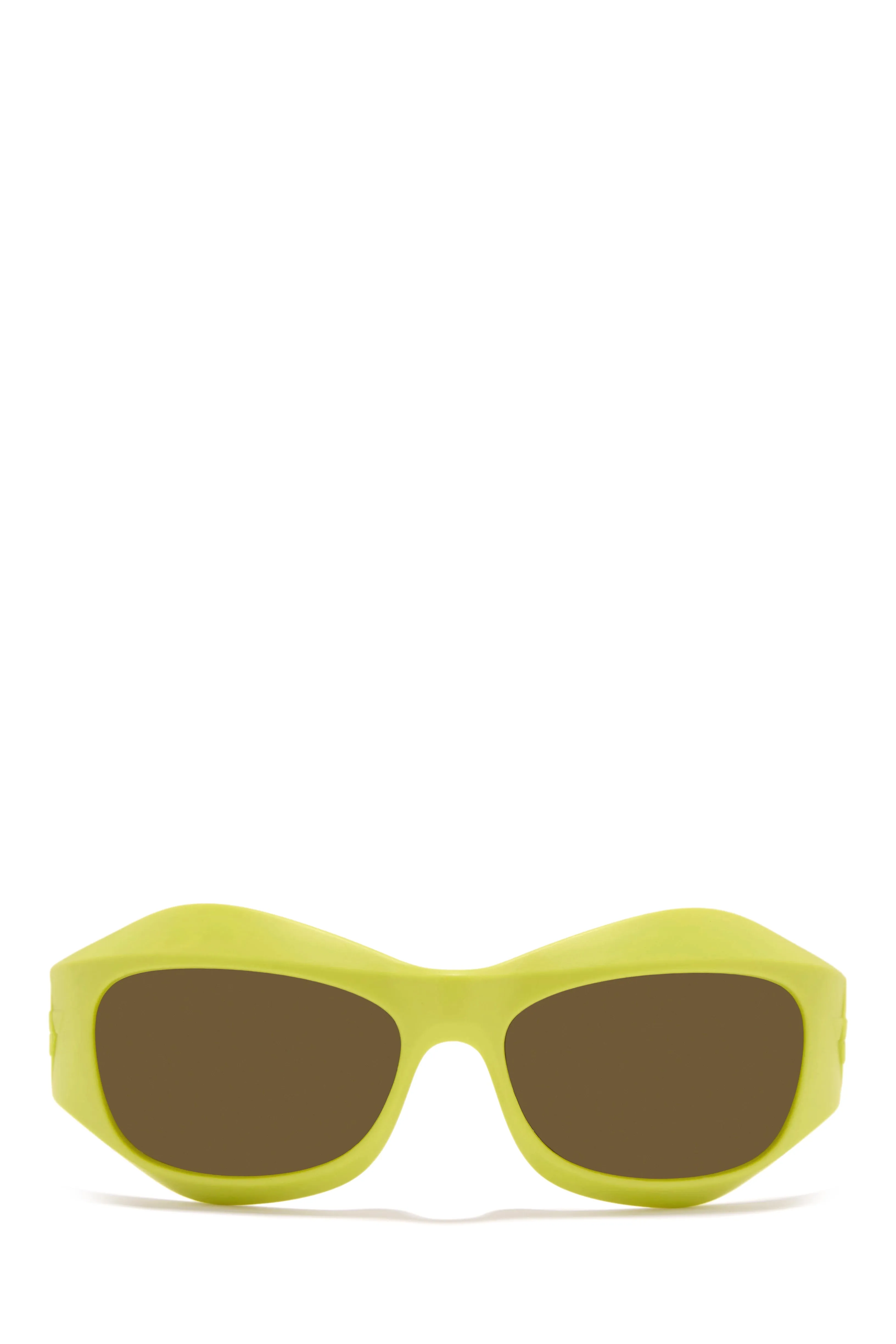 Made You Look Matte Frame Sunglasses - Green