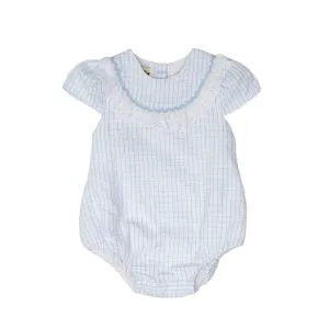 Madeline Blue Windowpane Bubble