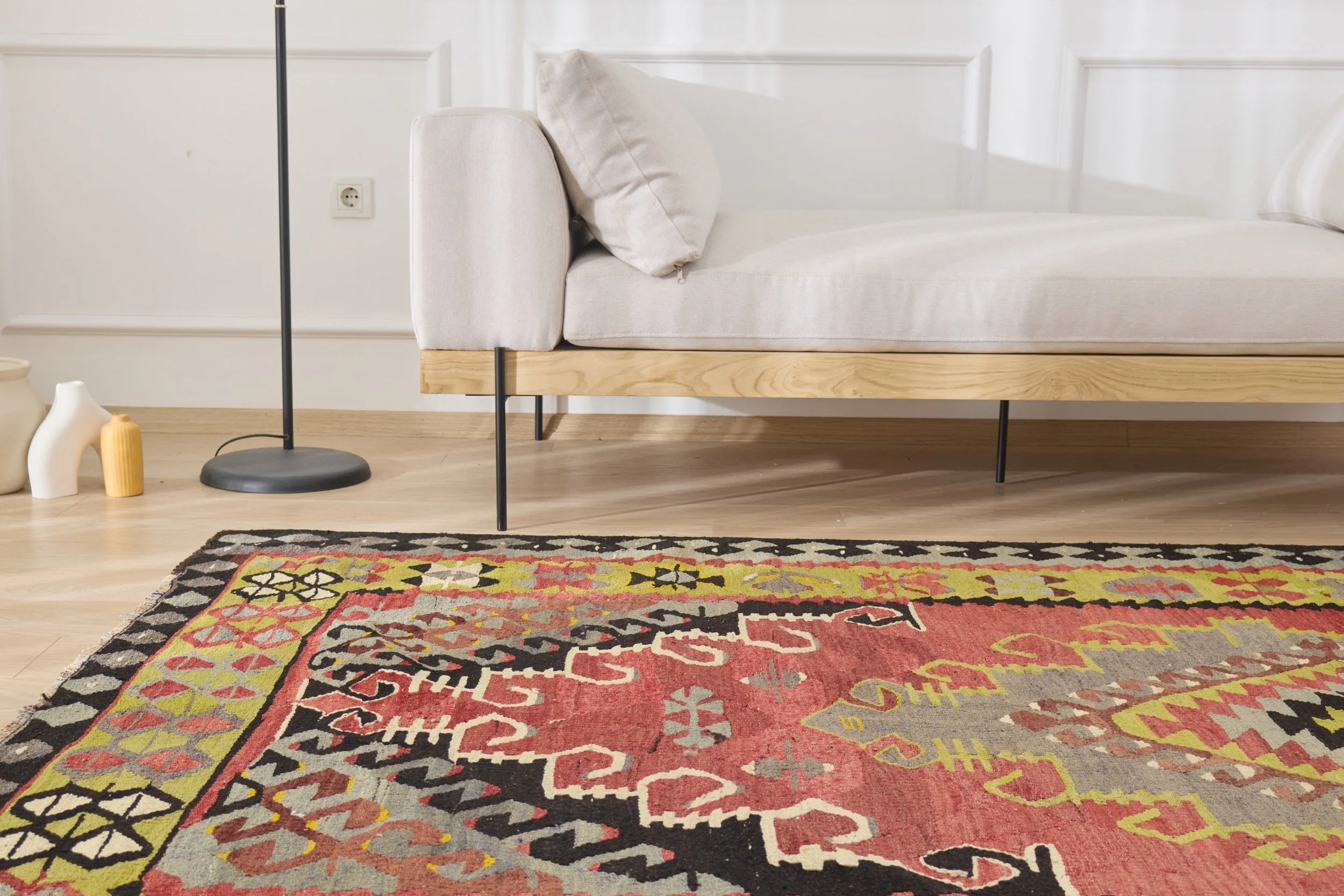 Madelynn - Vintage Turkish Kilim Rug