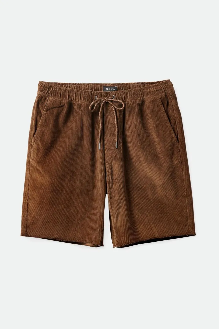 Madrid II Corduroy Short 8" - Dark Earth