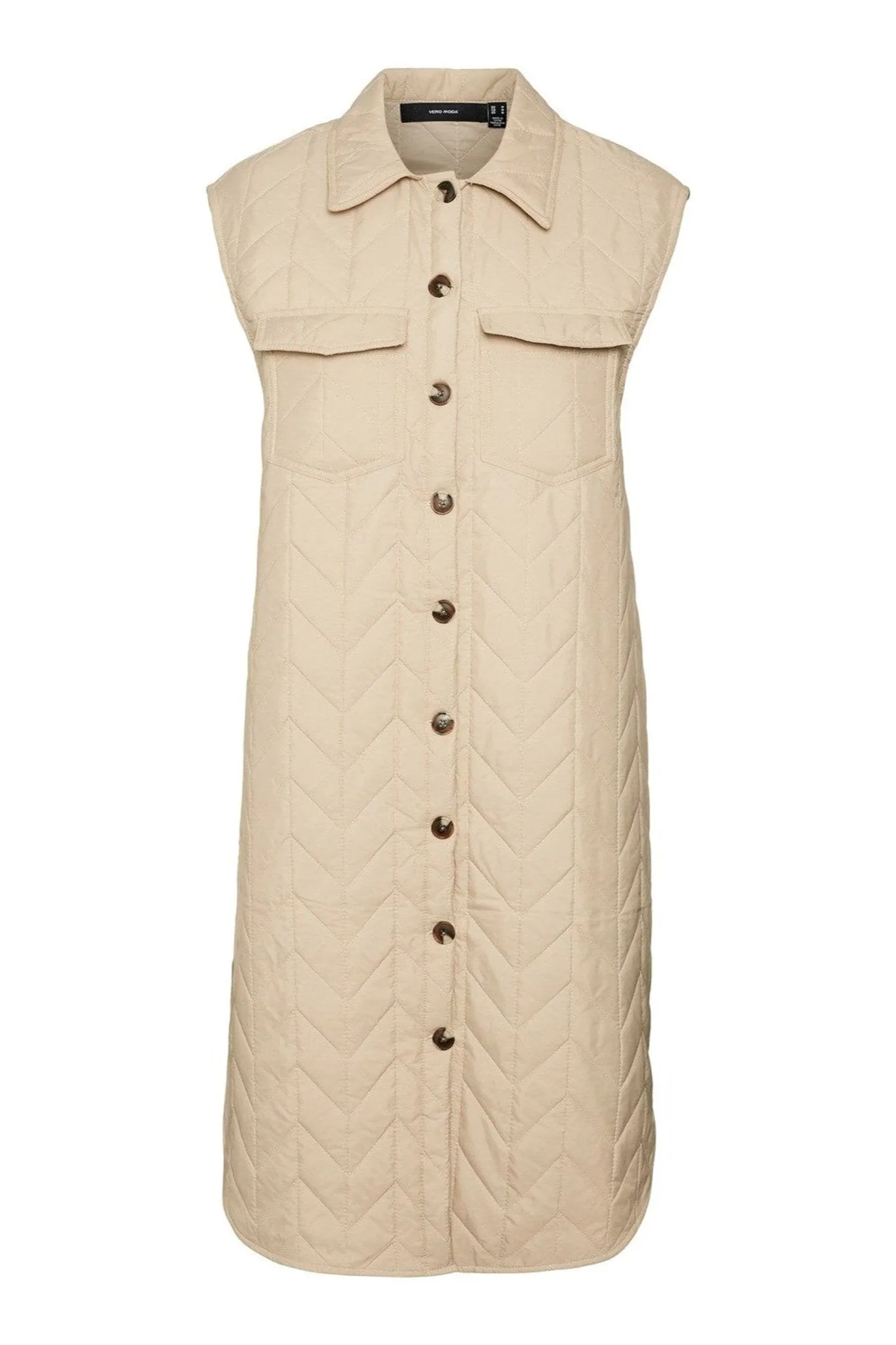 Magda Lang Quilted Vest - Nomad