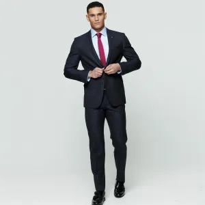 Magee - Liffey 2pc Stripe Suit, Navy