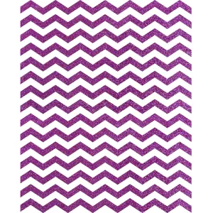 Magenta Glitter Chevron Printed Backdrop