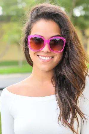 Magenta Sunglasses